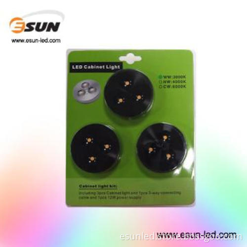 3W led cabinet lights CE RoHS CRI>80